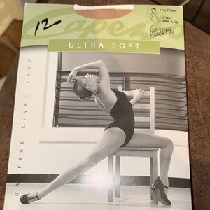 Capezio Ultra Soft Hip Rider Tights in Tan